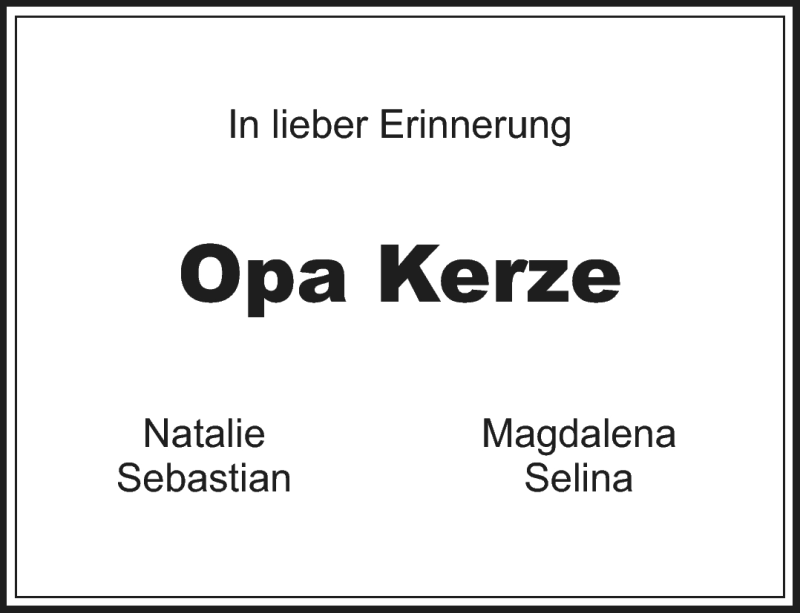 Traueranzeigen Von R Diger Willmowicz Nordbayerischer Kurier