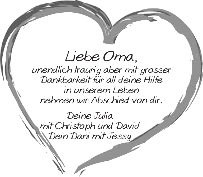  Traueranzeige für Clara Freiberger vom 20.01.2016 aus Nordbayerischer Kurier