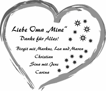 Anzeige von Hermine Schindler von Nordbayerischer Kurier