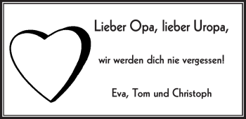 Anzeige von Adolf Dachs von Nordbayerischer Kurier