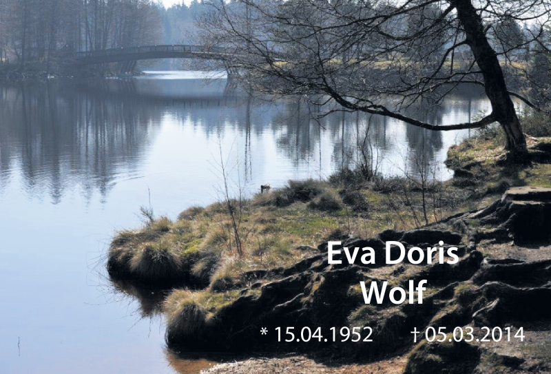  Traueranzeige für Eva Doris Wolf  vom 05.03.2019 aus Nordbayerischer Kurier