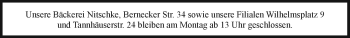 Anzeige von  Nitschke von Nordbayerischer Kurier