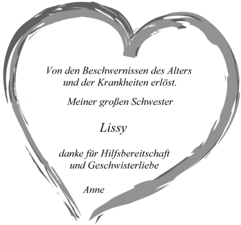 Anzeige von Elisabeth Dippold von Nordbayerischer Kurier