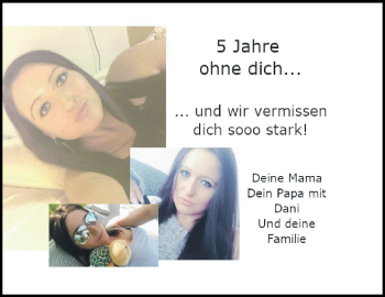 Anzeige von Tina Beer von Nordbayerischer Kurier