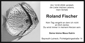 Anzeige von Roland Fischer von Nordbayerischer Kurier