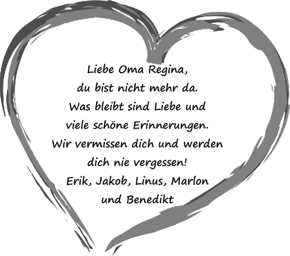  Traueranzeige für Regina Strößenreuther vom 08.11.2025 aus Nordbayerischer Kurier