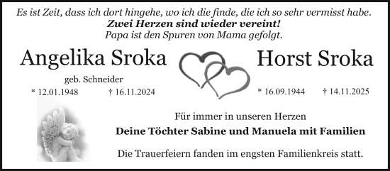 Anzeige von Horst Sroka von Nordbayerischer Kurier