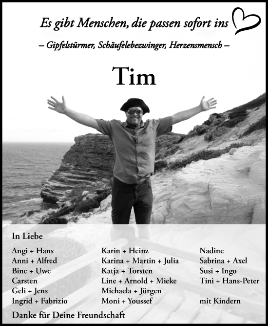 Anzeige von Tim Weidemann von Nordbayerischer Kurier